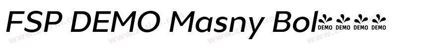 FSP DEMO Masny Bol字体转换 FSP DEMO Masny Bol字体转换